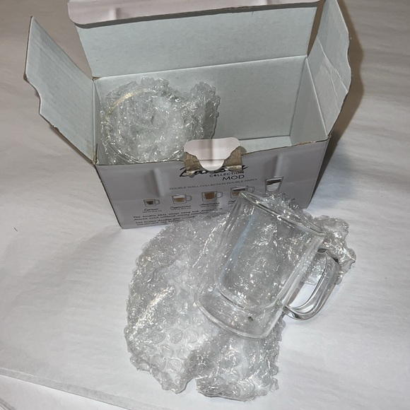 NIB BARISTA BOROSILICATE ESPRESSO CUPS - Picture 4 of 7